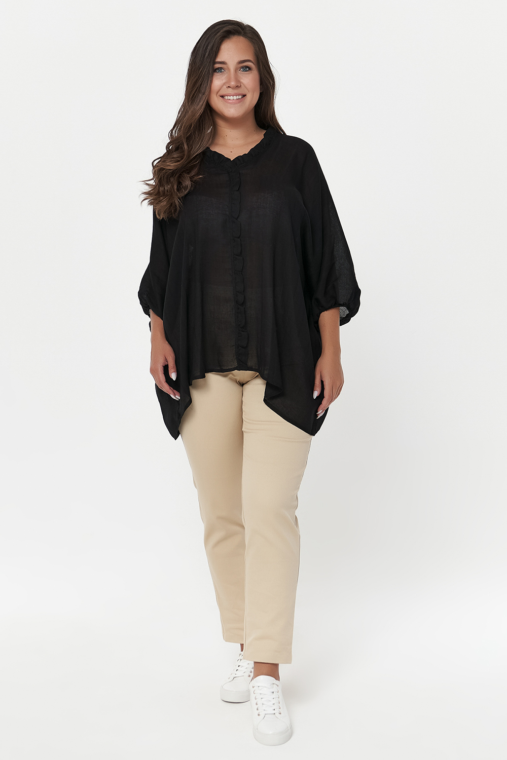 

Брюки женские OLSI 2012011 бежевые 48 RU, 2012011