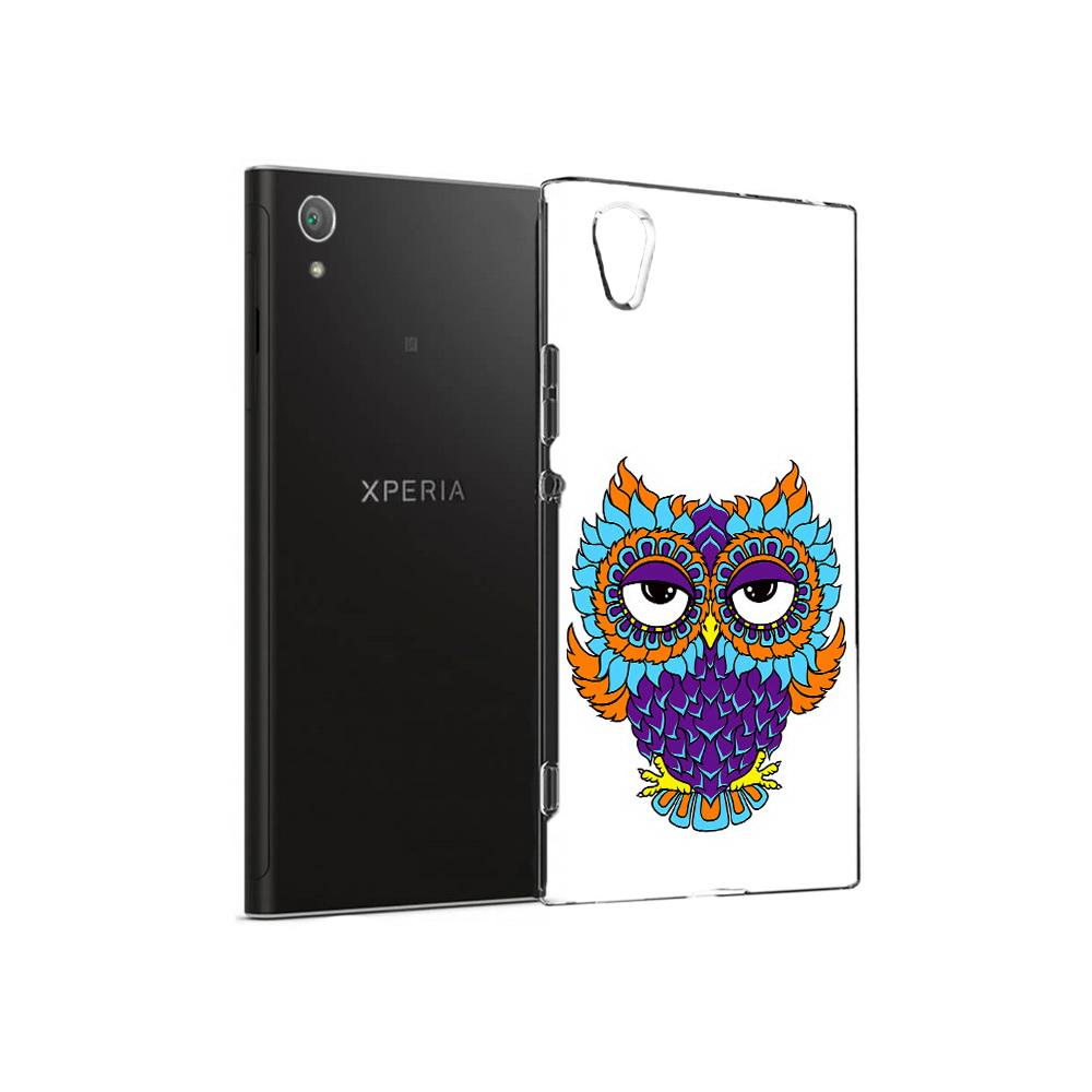 

Чехол MyPads Tocco для Sony Xperia XA1 Plus Цветная сова (PT77220.224.198), Прозрачный, Tocco