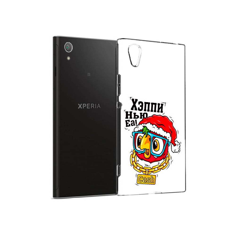 

Чехол MyPads Tocco для Sony Xperia XA1 Plus Хэппи нью еа (PT77220.224.196), Прозрачный, Tocco