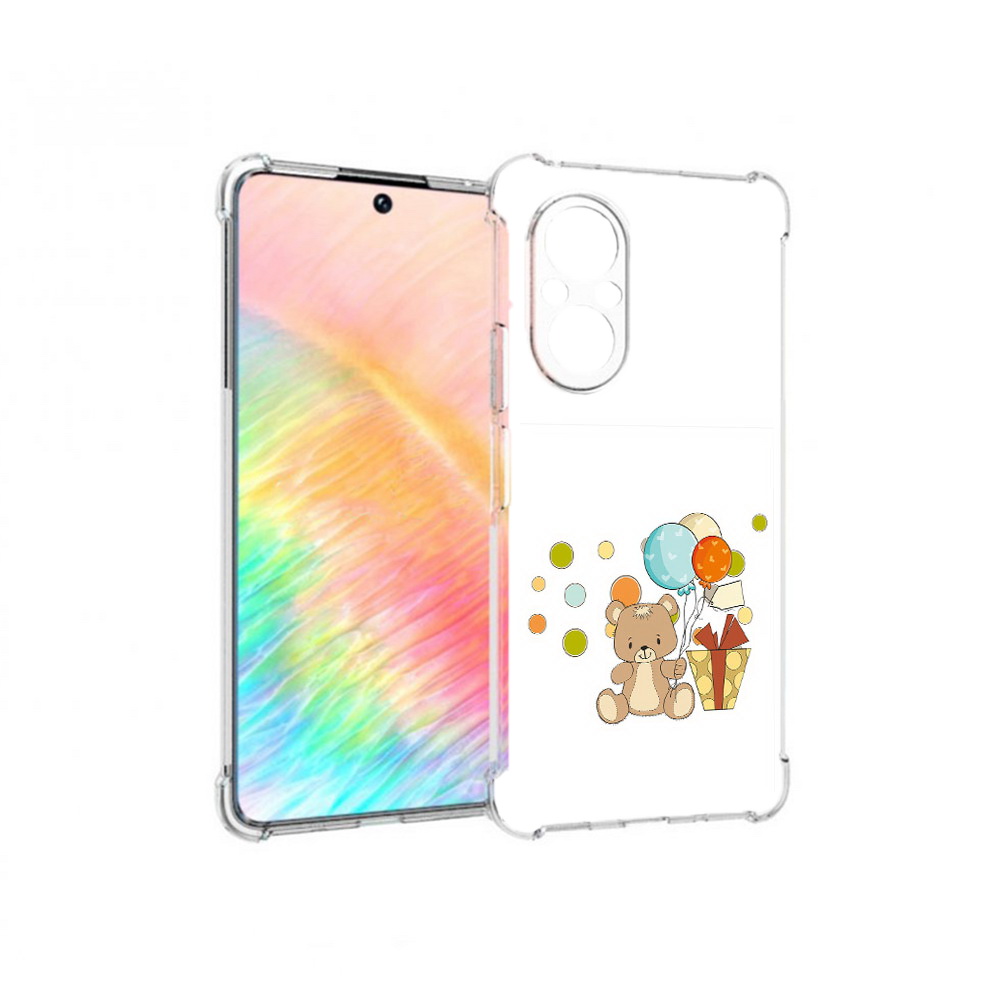 

Чехол MyPads Tocco для Honor 50 SE медвеженок с подарком (PT223907.20.470), Прозрачный, Tocco
