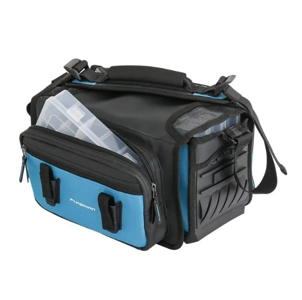 Рыболовная сумка Flagman Lure с 4 коробками 29x27x20 см blue/black