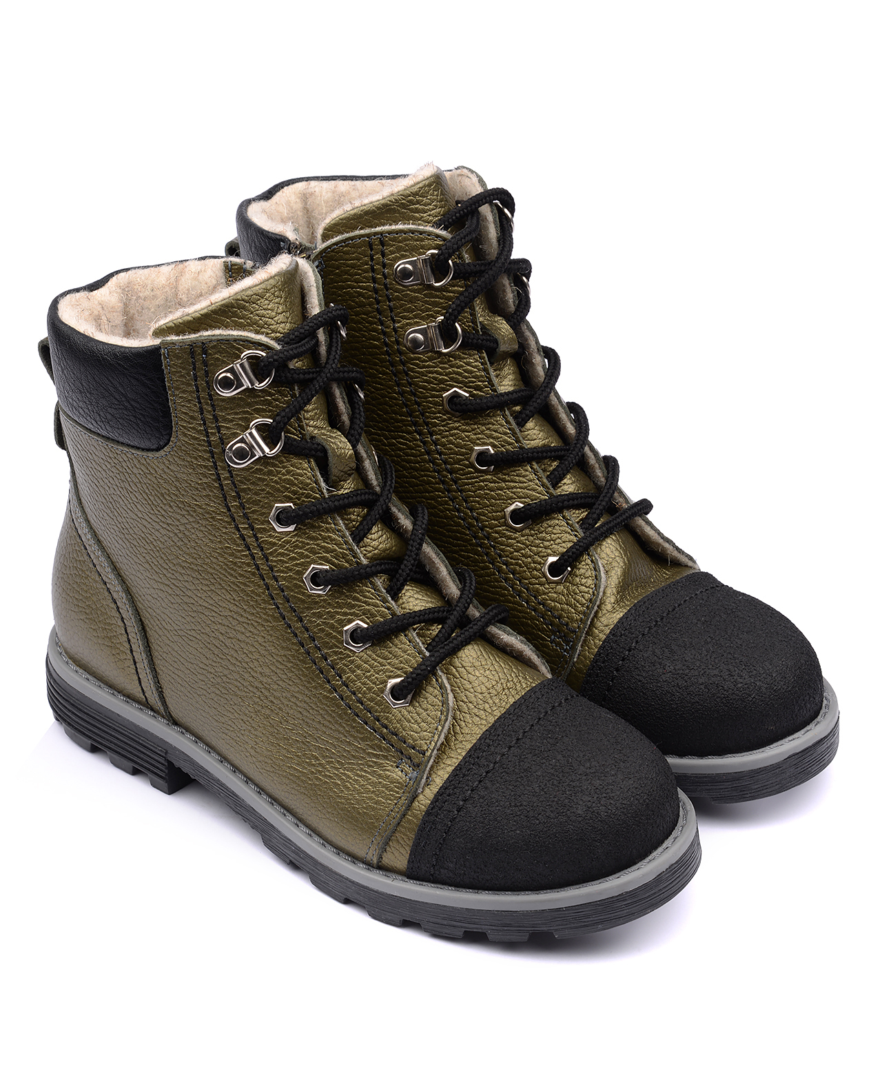 

Ботинки Tapiboo FT-23024.21-WL26O.01 цв.хаки р.32, FT-23024.21-WL26O.01