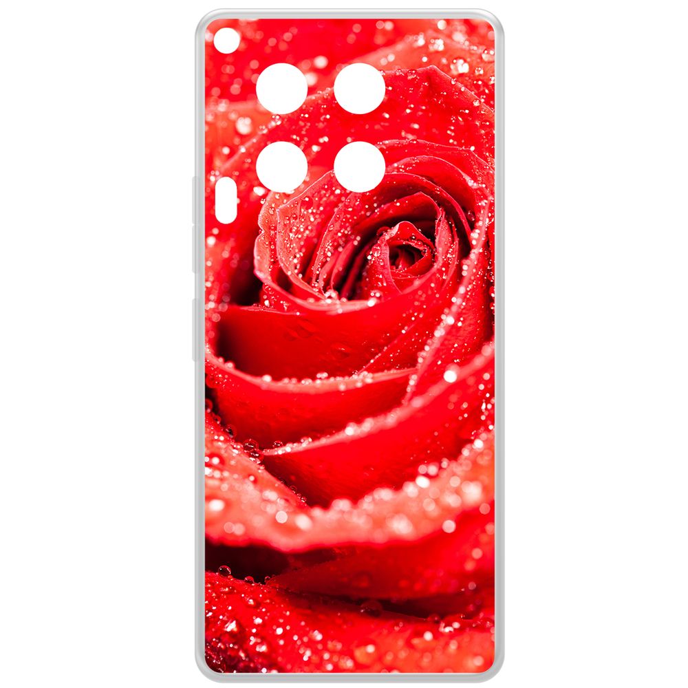 

Чехол-накладка Krutoff Clear Case Роза для TECNO Camon 30, Прозрачный