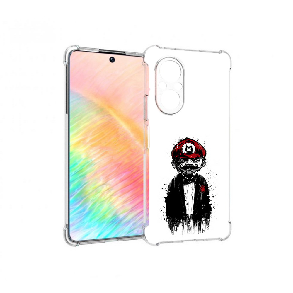 

Чехол MyPads Tocco для Honor 50 SE марио (PT223907.20.458), Прозрачный, Tocco