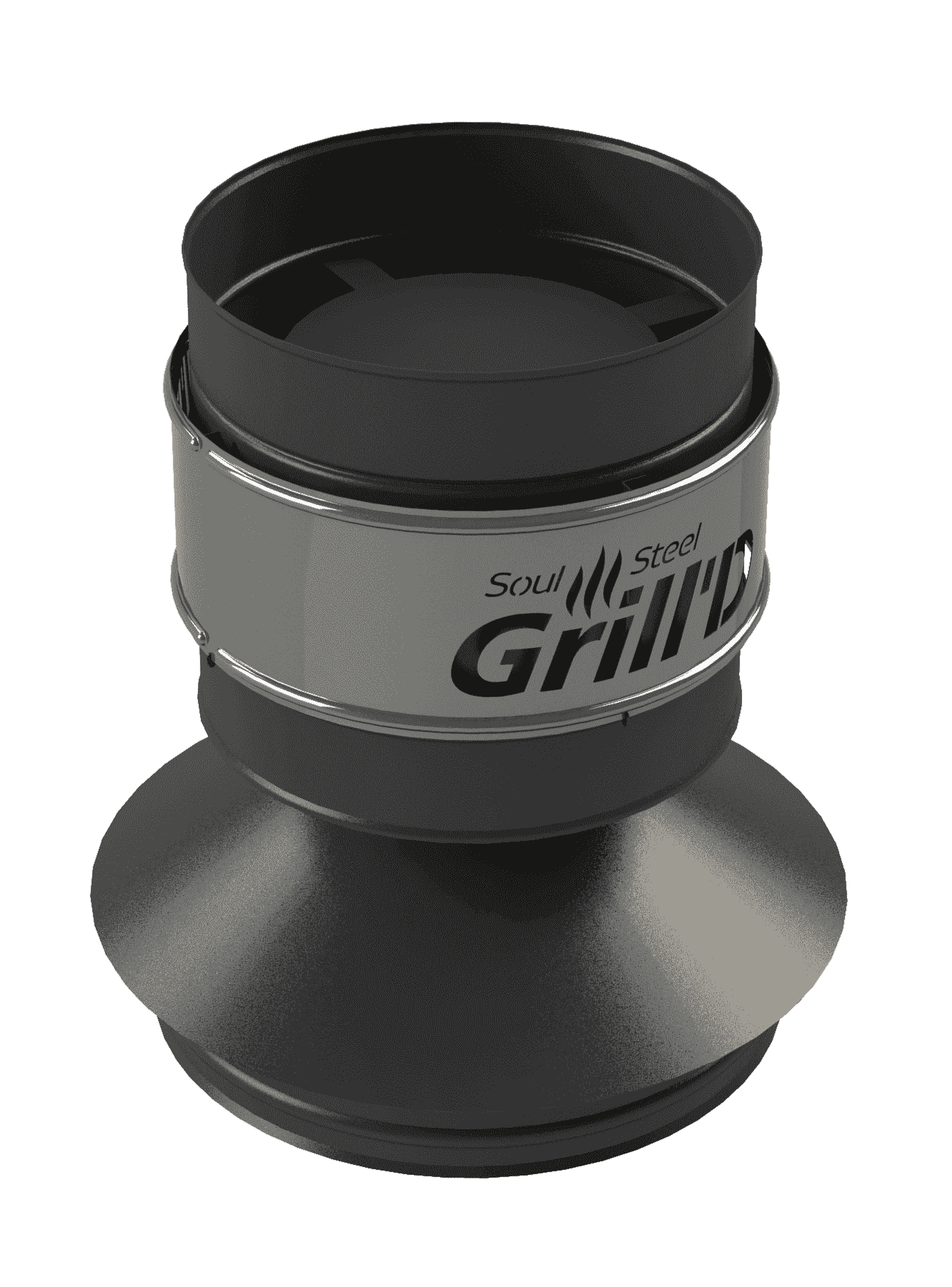 

Оголовок-дефлектор ДК Grill'D AISI 430 0,8мм/ЖС 0,5мм/ЖС 0,5мм (D115/250/280) черный, Оголовок-дефлектор ДК D115/250/280