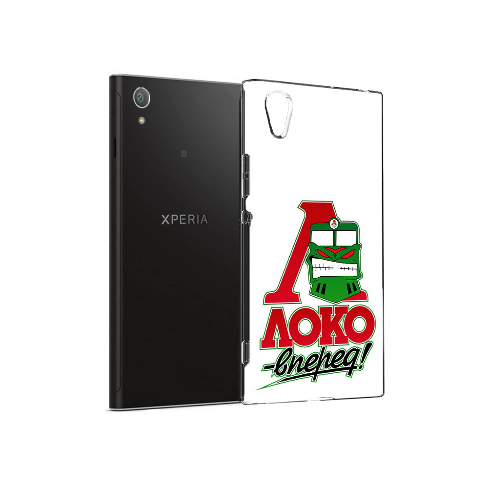 

Чехол MyPads Tocco для Sony Xperia XA1 Plus ФК локо вперед (PT77220.224.181), Прозрачный, Tocco