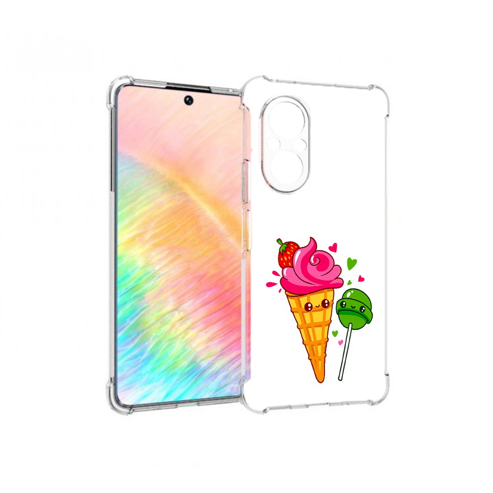 

Чехол MyPads Tocco для Honor 50 SE Вкусняшки (PT223907.20.45), Прозрачный, Tocco