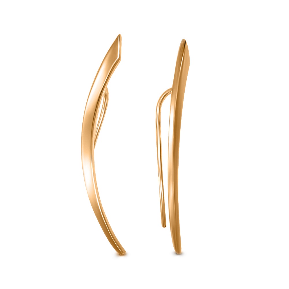 

Серьги клаймберы из красного золота 585Gold 402004409, 402004409