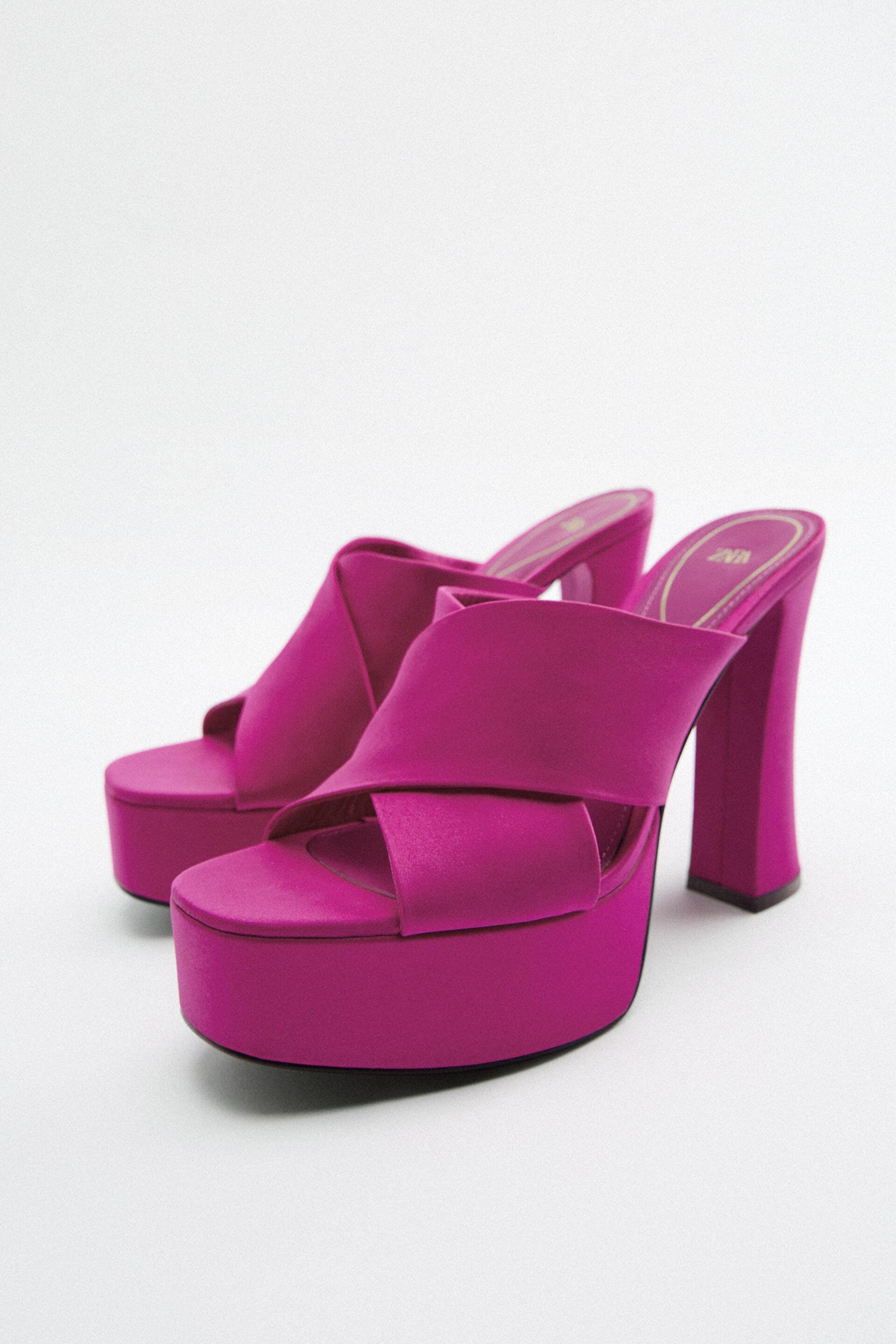 

Шлепанцы женские ZARA 13315910 розовые 41 RU (доставка из-за рубежа), 13315910