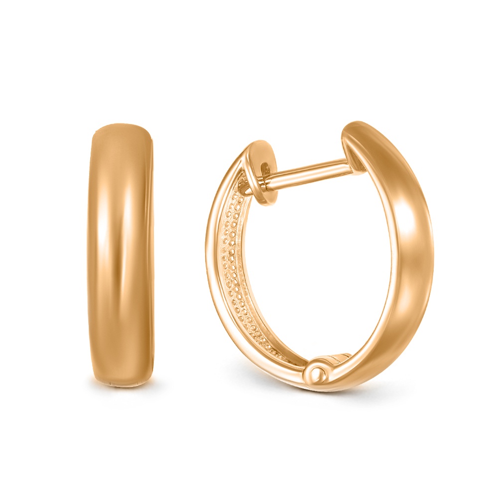 

Серьги конго из красного золота 585Gold 402004428, 402004428