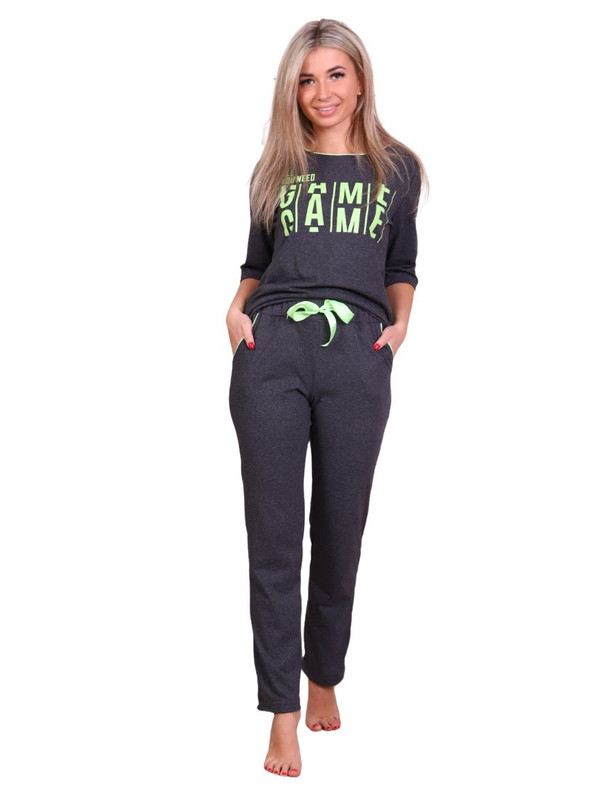 

Костюм женский New Life jersey 1705/сф серый 52 RU, 1705/сф