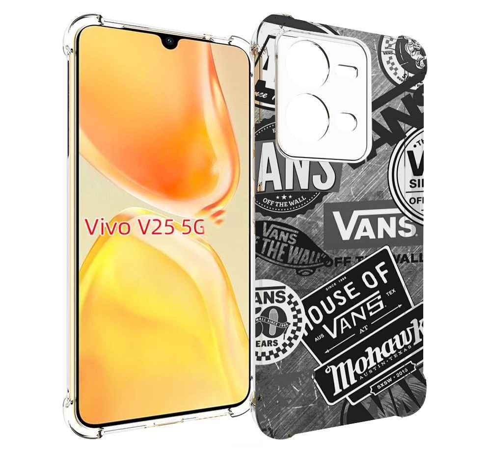 

Чехол MyPads Ванс-постер для Vivo V25 5G / V25e, Прозрачный, Tocco