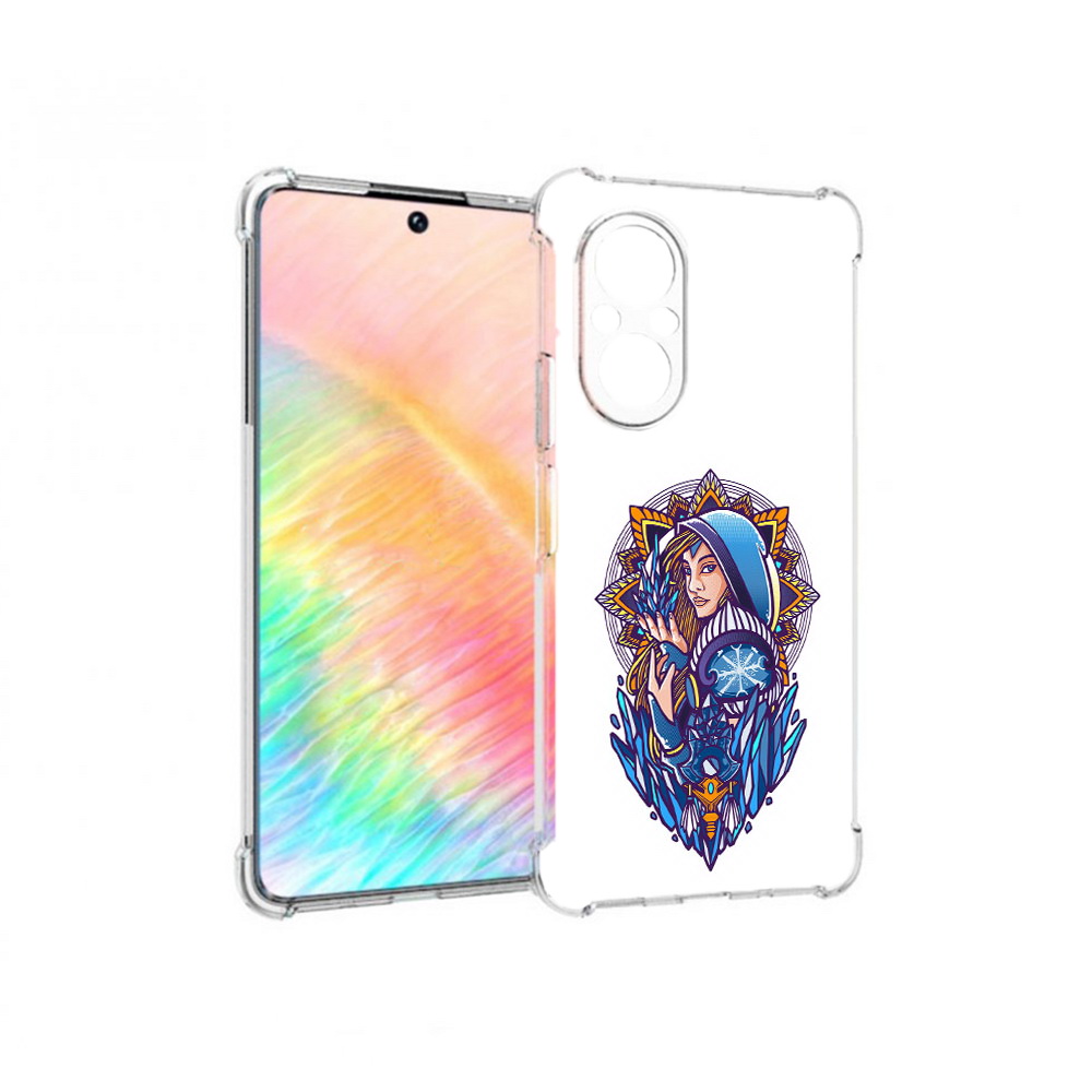 

Чехол MyPads Tocco для Honor 50 SE кристал мейден дота 2 (PT223907.20.415), Прозрачный, Tocco