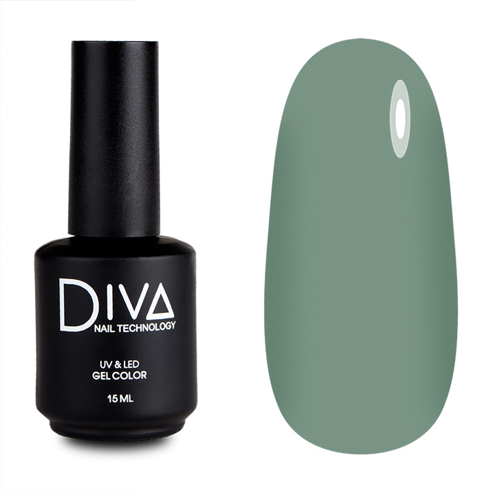 Гель-лак для ногтей Diva Nail Technology плотный темный насыщенный зеленый 15 мл 1 5шт nail art ручка двойной конец омертвевшая кожа удаление моющаяся кутикула толкатель маникюр триммер нейл арт инструмент