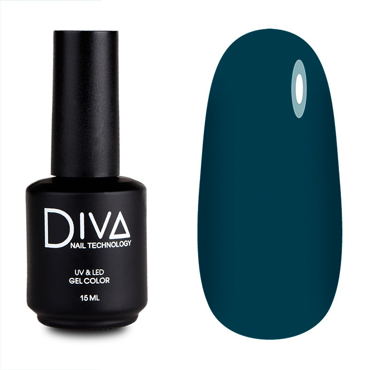 Гель-лак для ногтей Diva Nail Technology плотный темный насыщенный синий 15 мл ungaro diva rouge 50