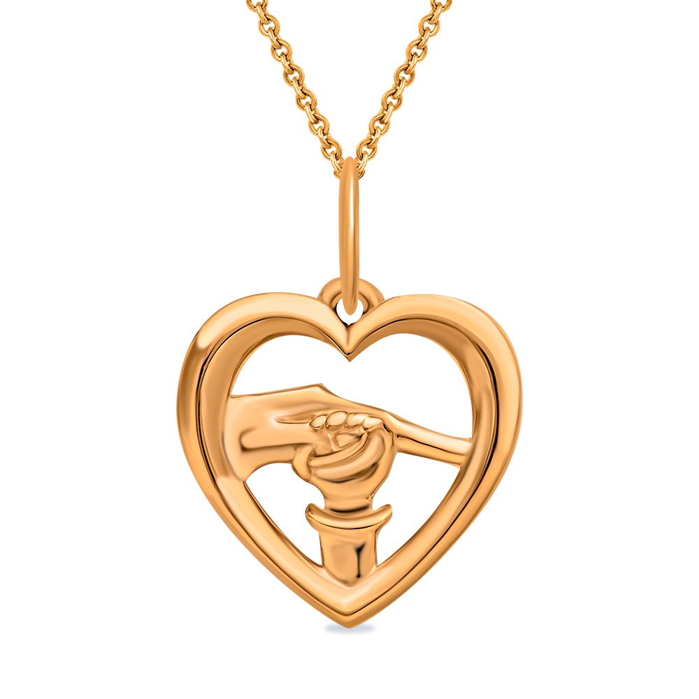 

Подвеска из красного золота 585Gold 403001405, 403001405
