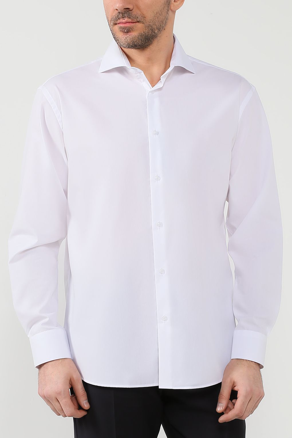 Рубашка мужская Peter Jorgen PJ19083095-002 белая 43