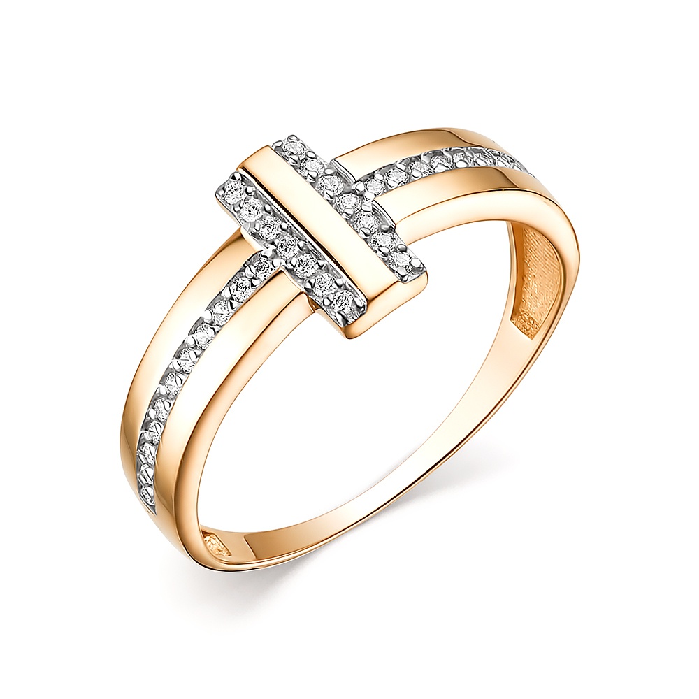 

Кольцо из золота р.  585Gold 301011698, фианит, 301011698