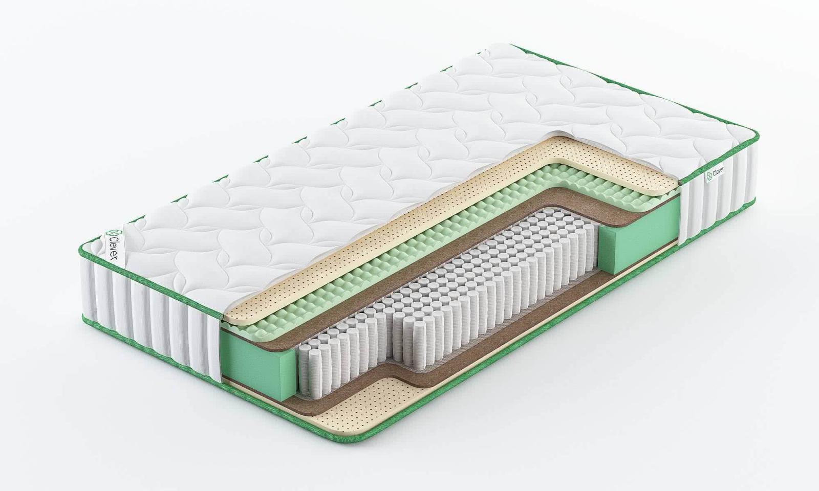 

Матрас Clever Perfect S1000 150x185, Белый, Perfect S1000