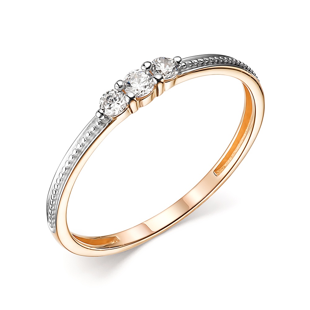 

Кольцо из красного золота с фианитом р. , 585Gold 301011757, 301011757