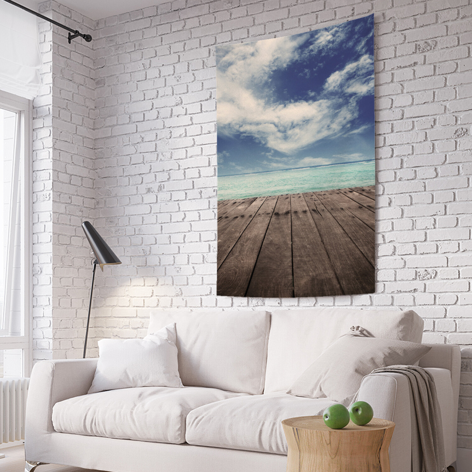 

Вертикальное фотопанно на стену JoyArty Облака над морем 150x200 см, Облака над морем