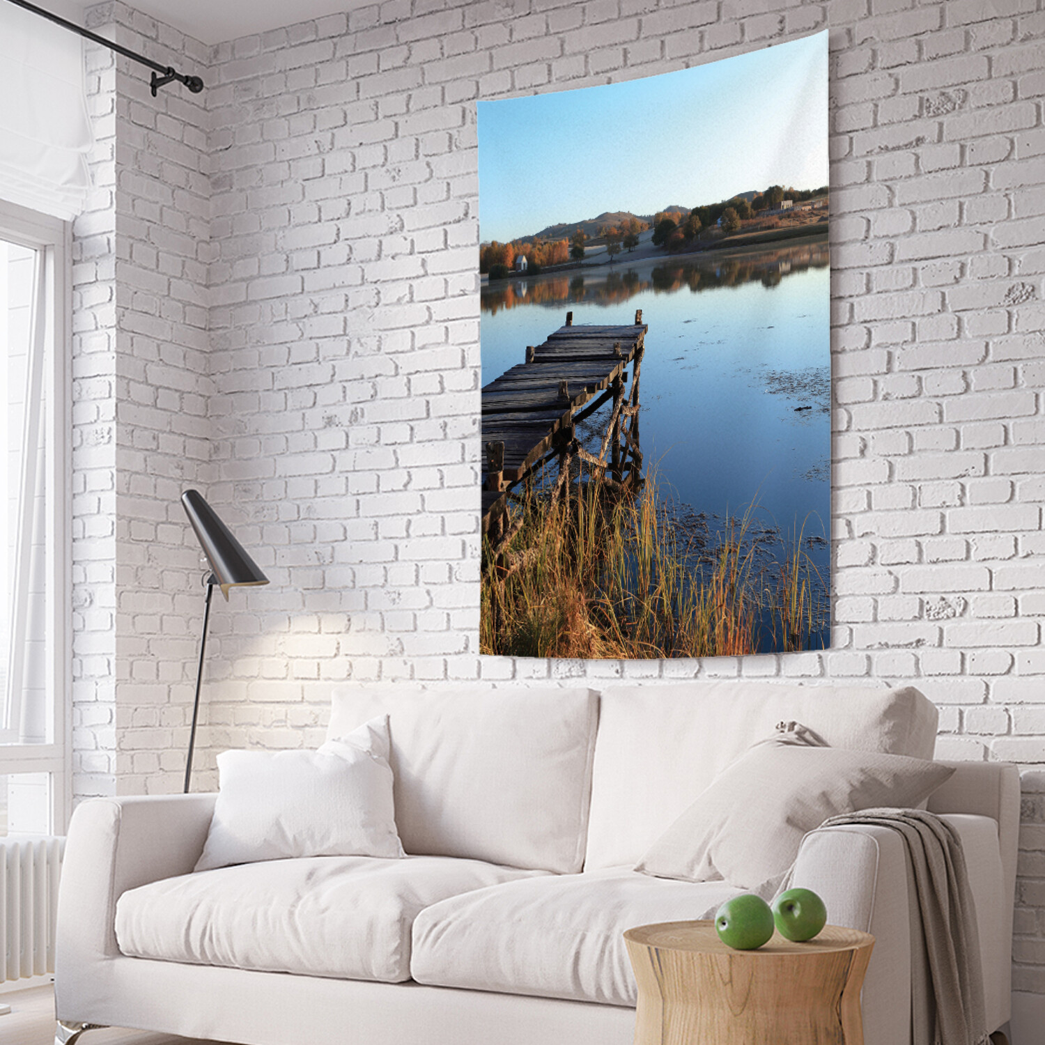 

Вертикальное фотопанно на стену JoyArty Рыбацкий помост 150x200 см, Рыбацкий помост