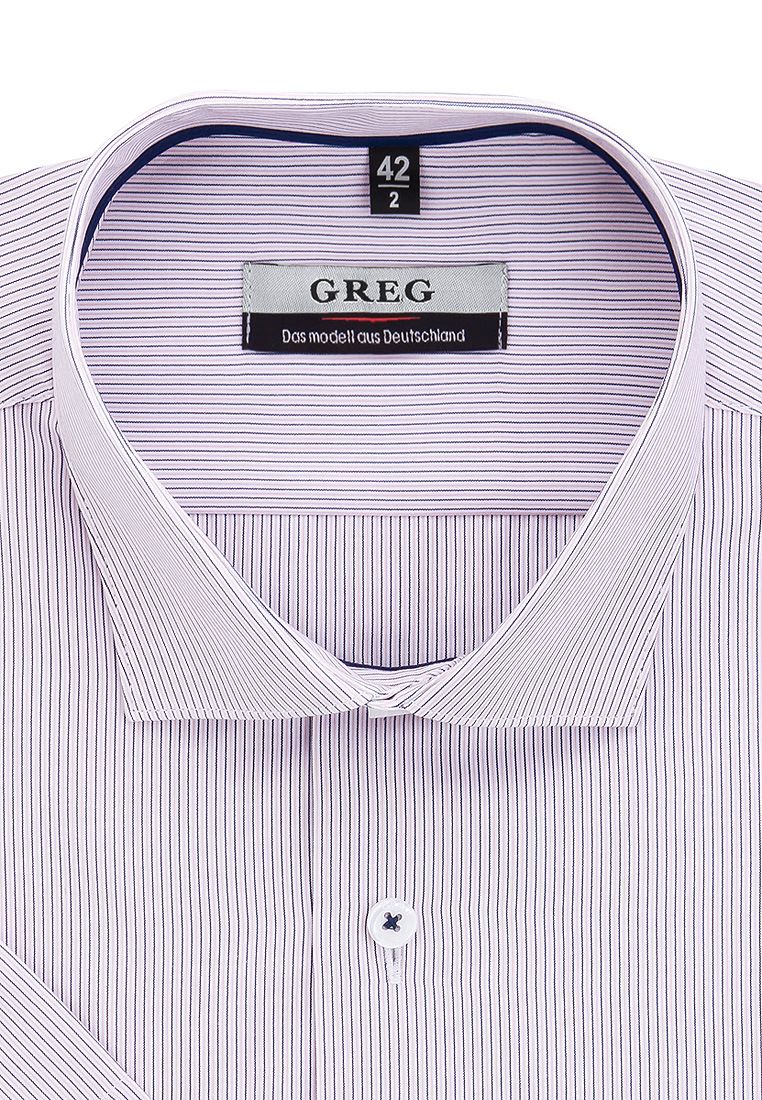 

Рубашка мужская Greg 01-00011151 розовая 39, Фиолетовый, 01-00011151