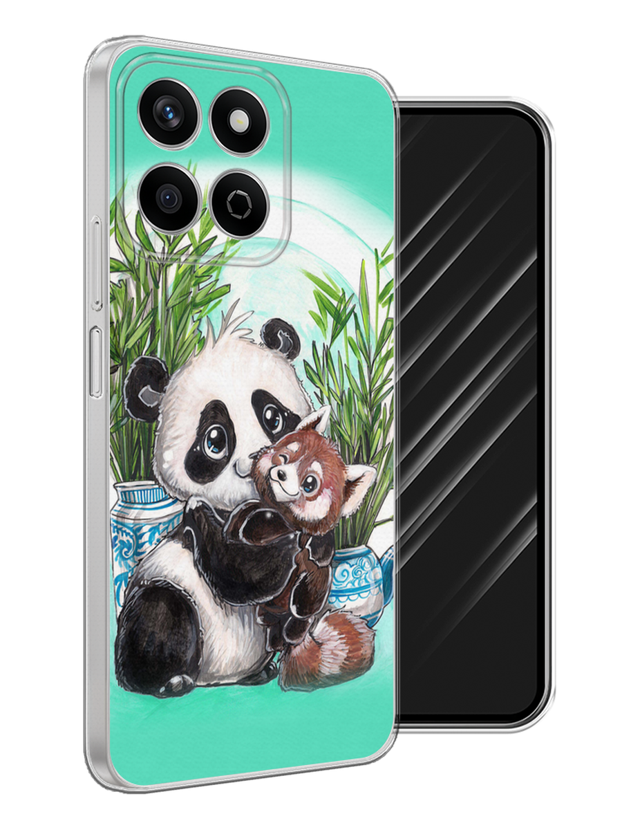 

Чехол Awog на Honor X7c "Друзья зверята", Бирюзовый;белый;черный, 6125250-1