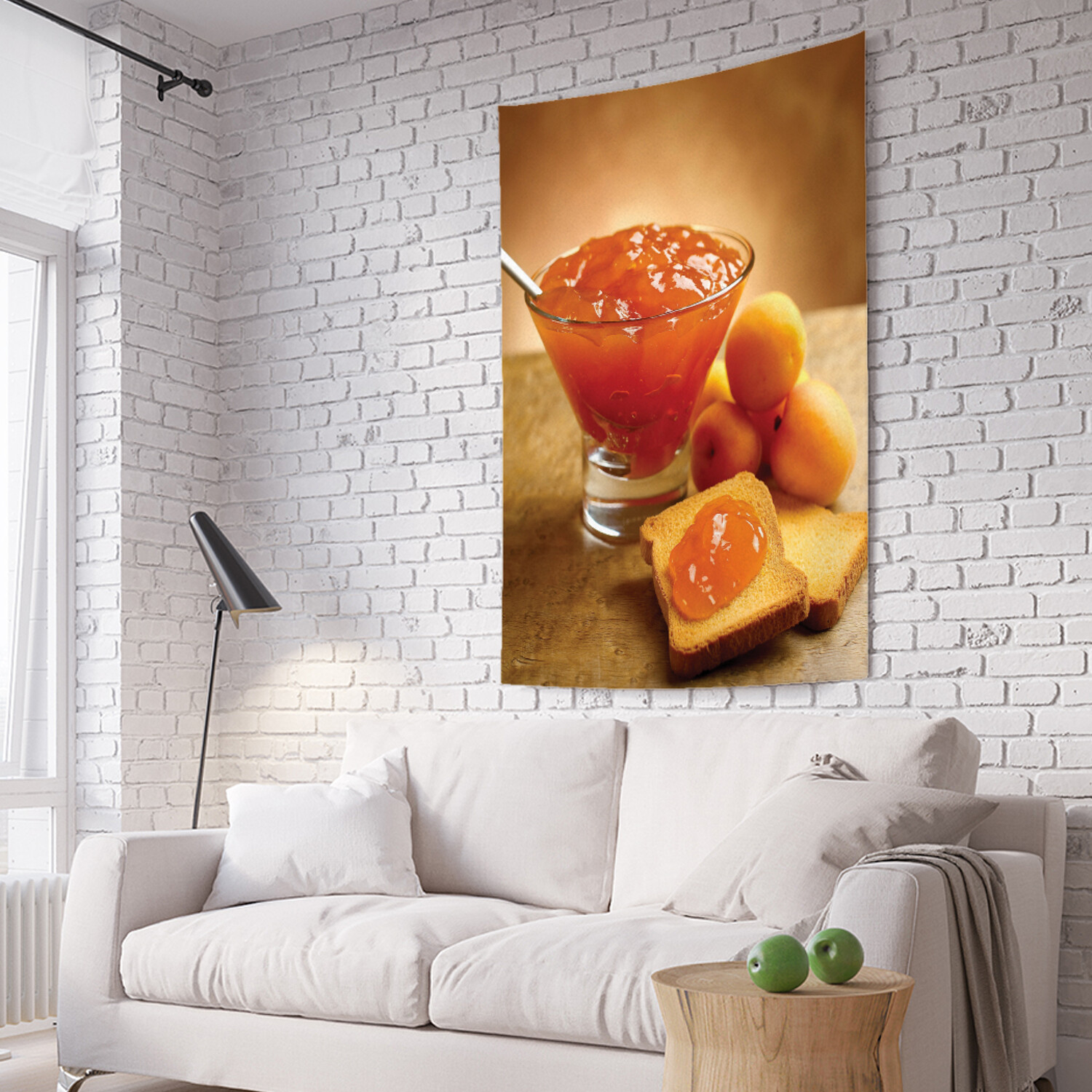 

Вертикальное фотопанно на стену JoyArty Джем из персика 150x200 см, Джем из персика