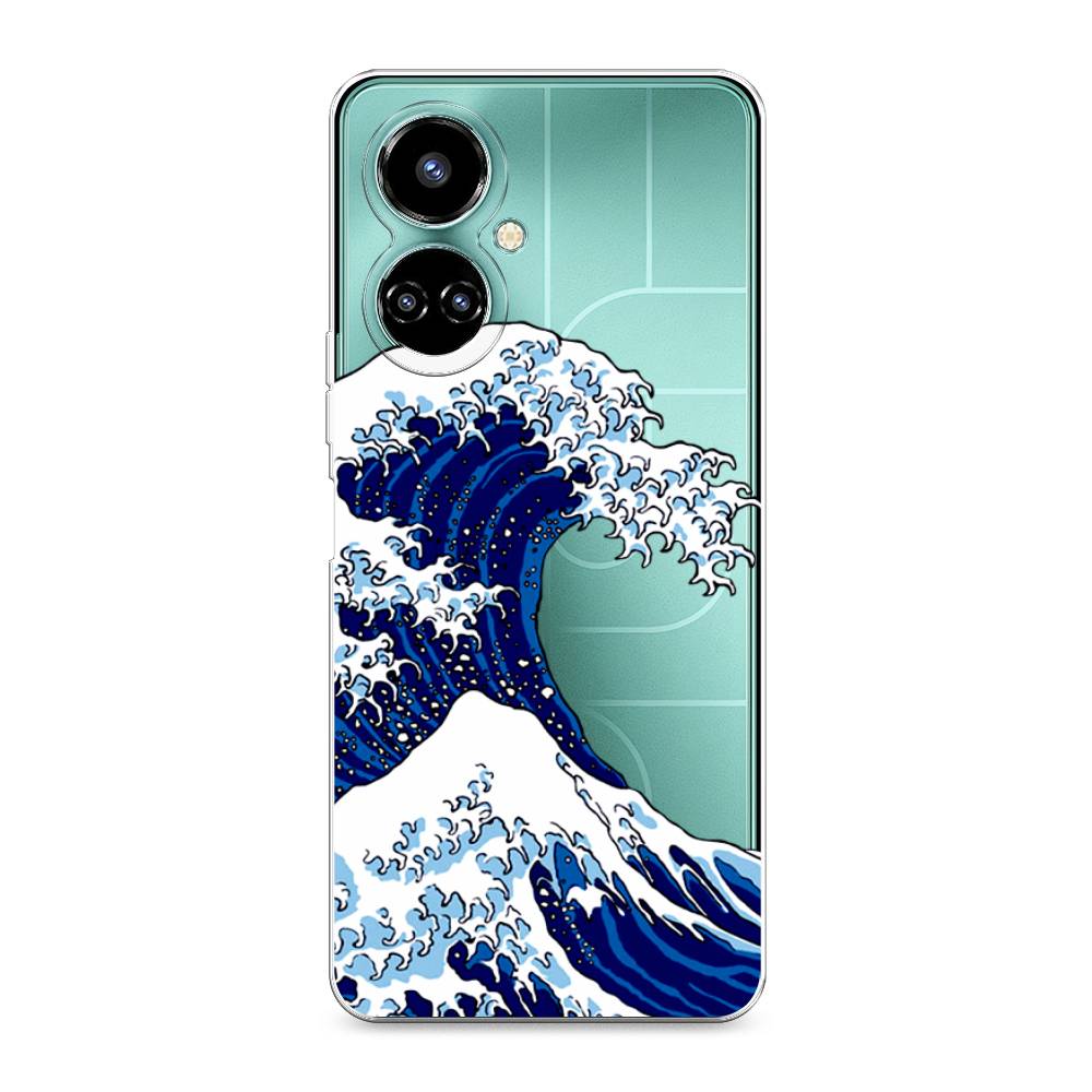 

Чехол Awog на Tecno Camon 19/19 Pro 4G "Волна в Канагаве", Разноцветный, 301650-4