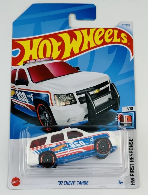 

Машинка базовой коллекции Hot Wheels `07 CHEVY TAHOE белая C4982/HTD28, Белый, C4982