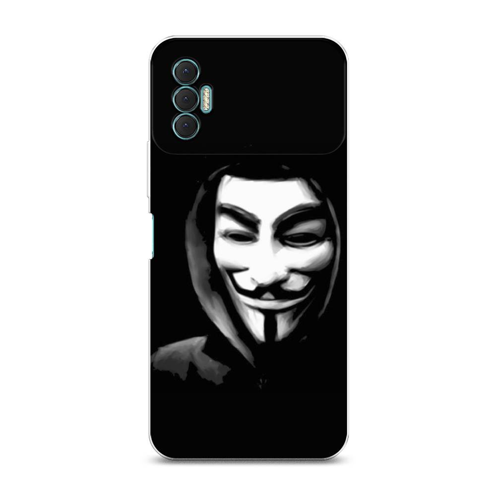 

Чехол Awog на Tecno Spark 8P "Анонимус", Разноцветный, 301450-5