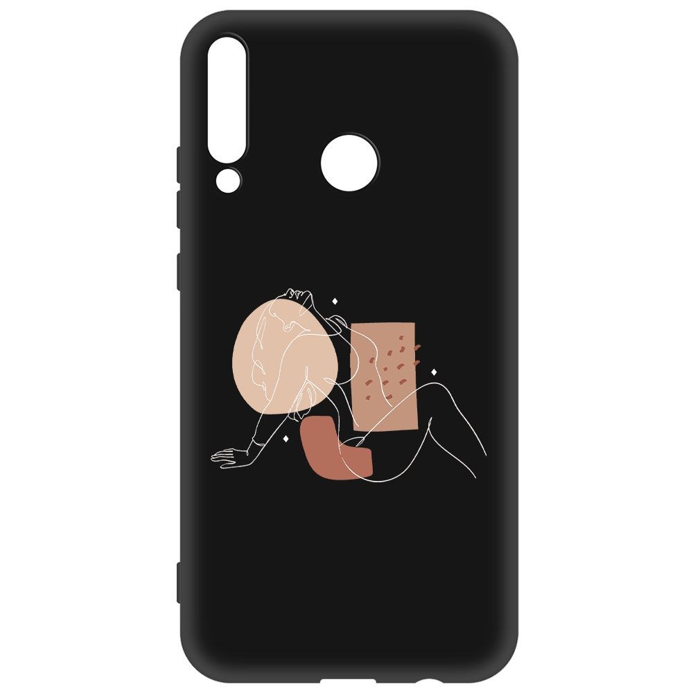 

Чехол-накладка Krutoff Soft Case Чувственность для Huawei P40 Lite E черный