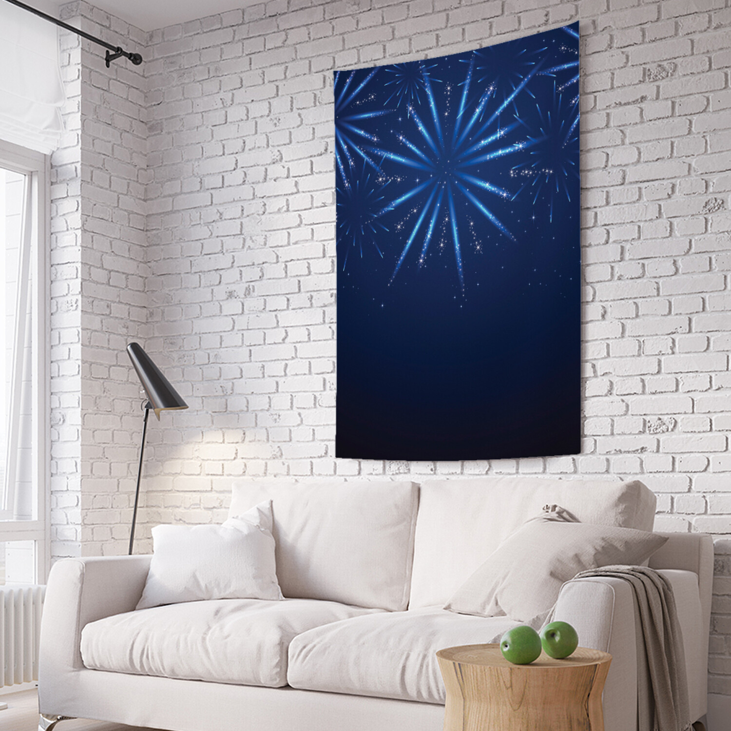

Вертикальное фотопанно на стену JoyArty Ночной салют 150x200 см, Ночной салют