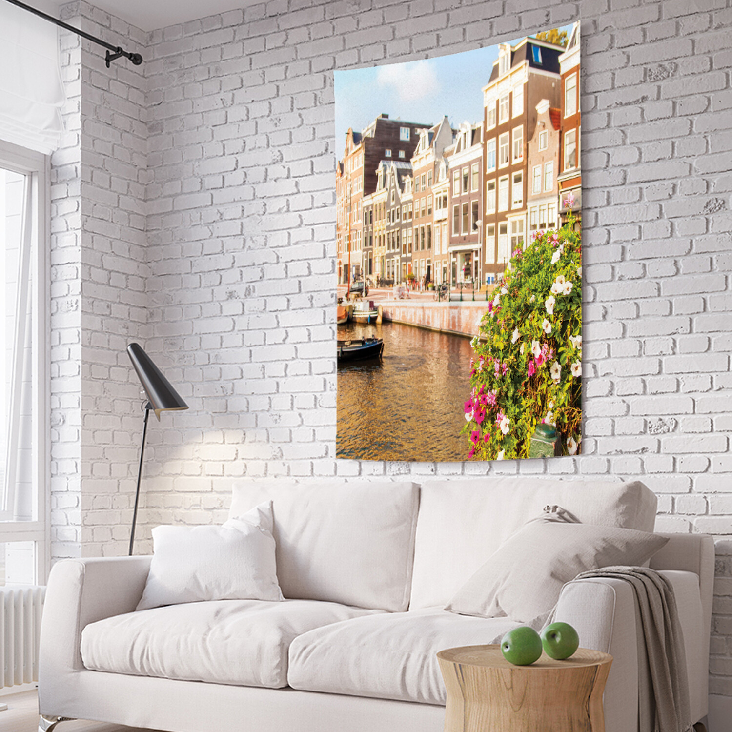 

Вертикальное фотопанно на стену JoyArty Дома на набережной 150x200 см, Дома на набережной