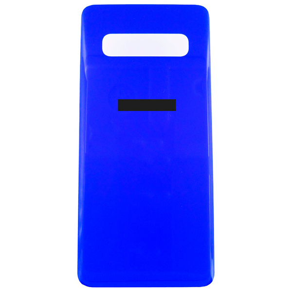 

Задняя крышка для Samsung Galaxy S10 (синяя) со стеклом камеры