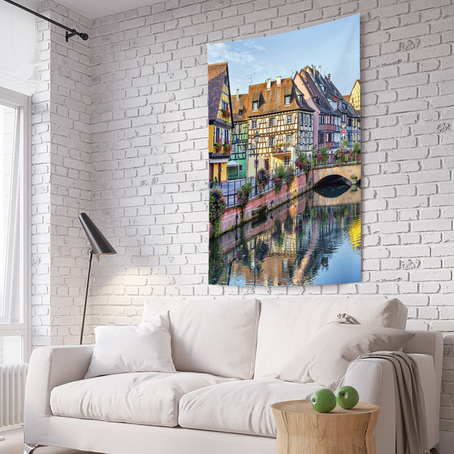 

Вертикальное фотопанно на стену JoyArty Красочный город 150x200 см, Красочный город