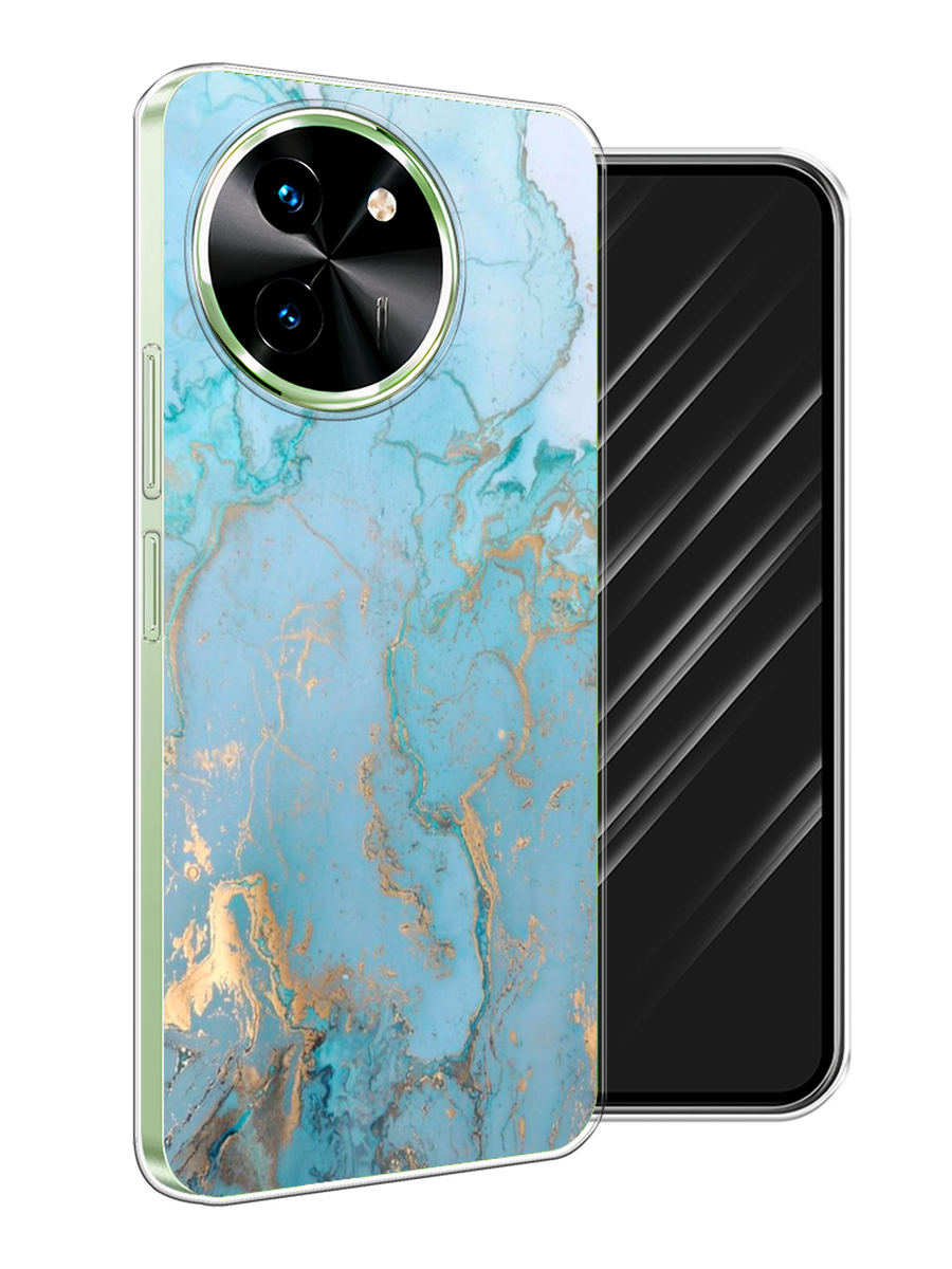

Чехол Awog на Vivo T3x/Y38 5G "Голубой мрамор рисунок", 2610750-1