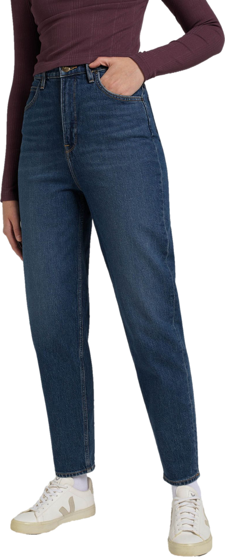 

Джинсы женские Women Stella Tapered Jeans Lee синие 24/31, Синий, Women Stella Tapered Jeans