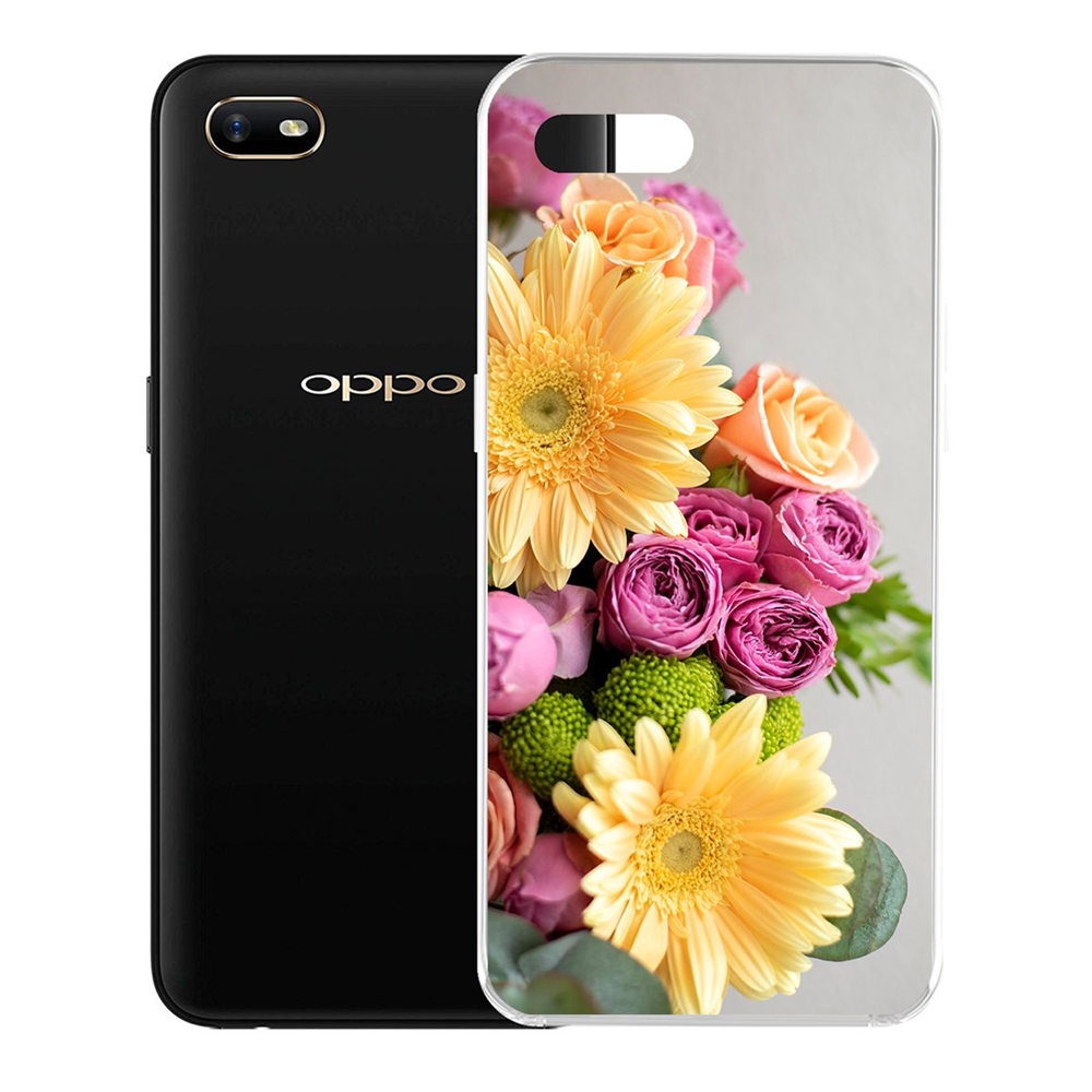 фото Чехол-накладка krutoff clear case букет для oppo a1k/realme c2