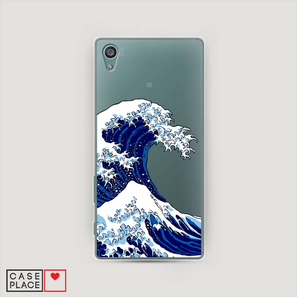 

Чехол Awog на Sony Xperia Z5 "Волна в Канагаве", Разноцветный, 52150-4