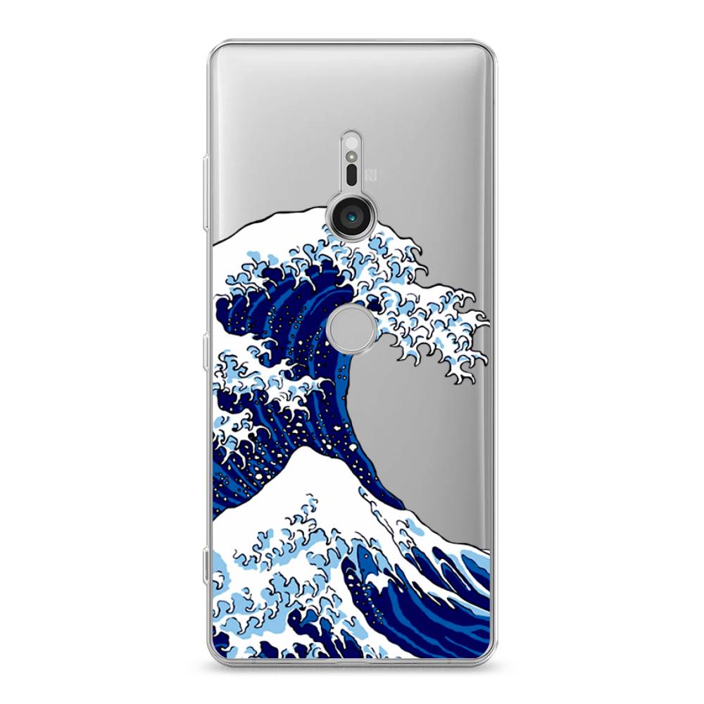 

Чехол Awog на Sony Xperia XZ3 "Волна в Канагаве", Разноцветный, 53650-4