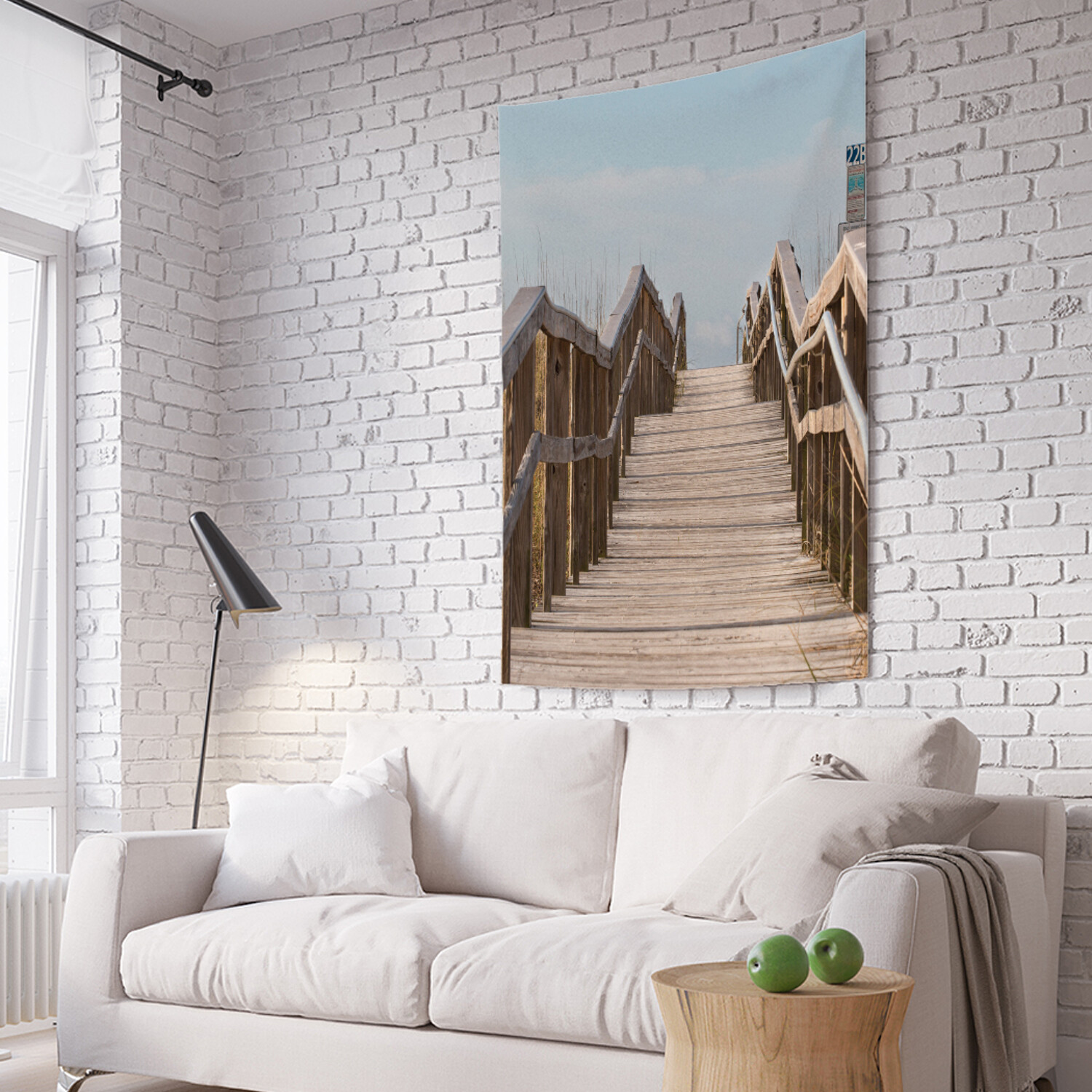 

Вертикальное фотопанно на стену JoyArty Деревянный подъем 150x200 см, Деревянный подъем