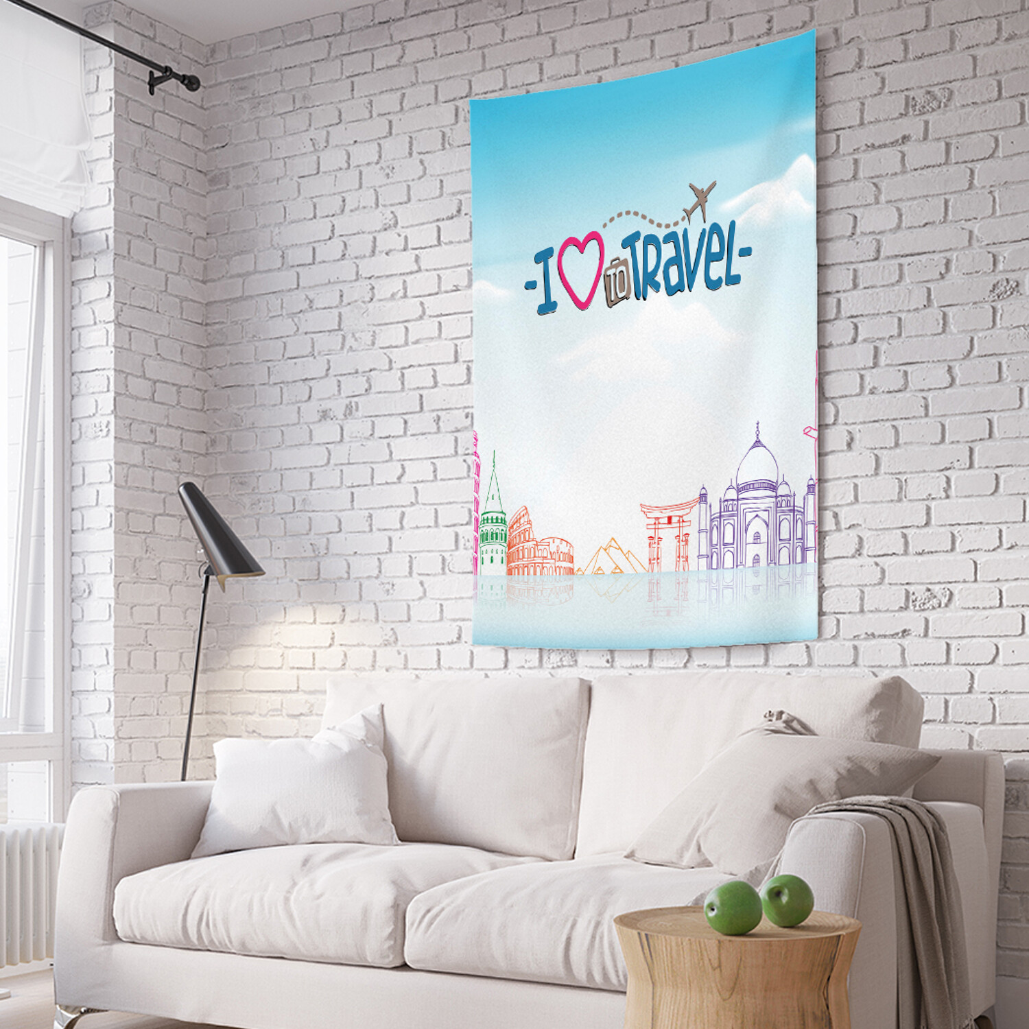 

Вертикальное фотопанно на стену JoyArty Графическое путешествие 150x200 см, Графическое путешествие