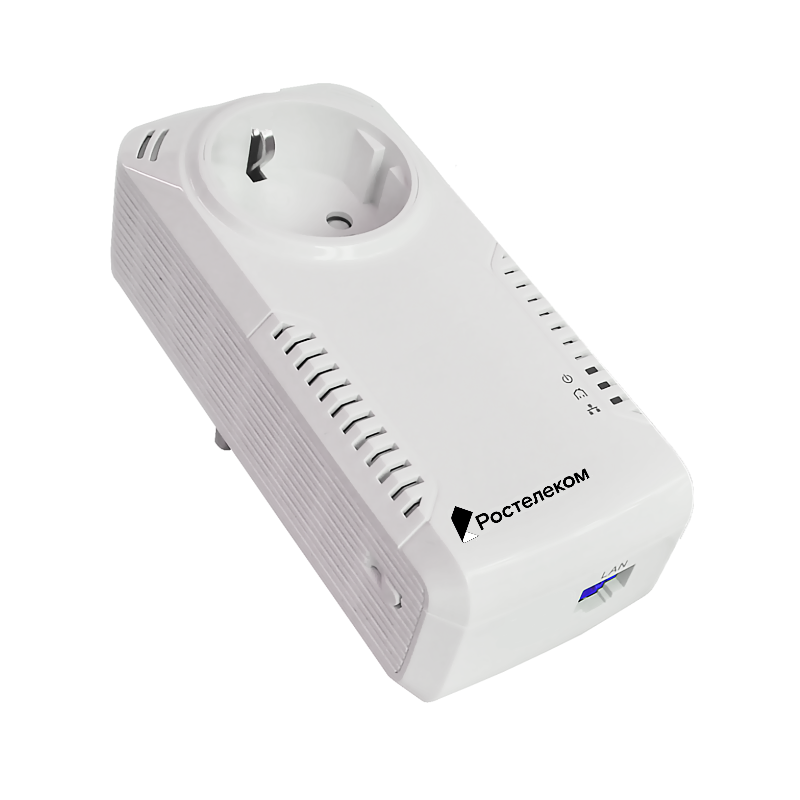 

PLC-адаптеры Ростелеком Qtech QPLA-1000P rev, QPLA-1000P rev.1 1шт.