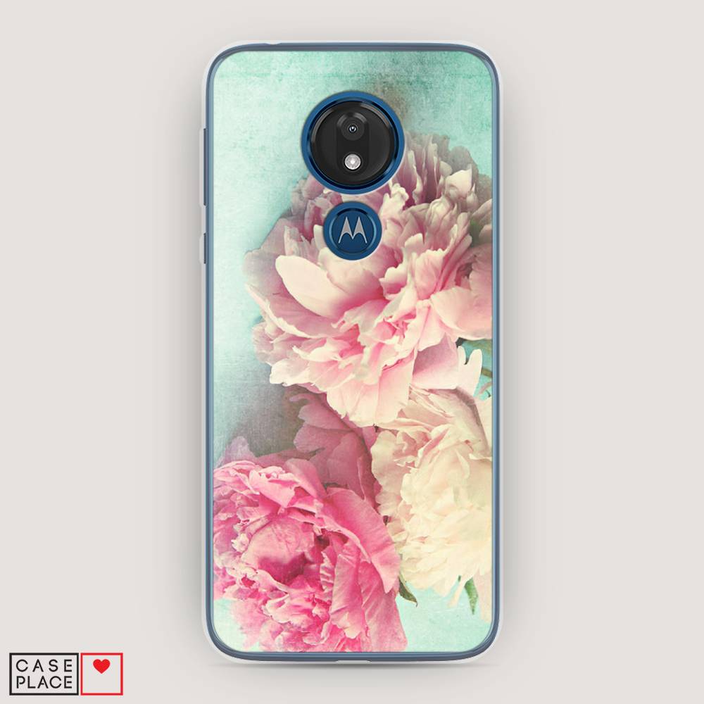 

Чехол Awog на Motorola Moto G7 / Моторола Мото G7 "Пионы new", 241150-8