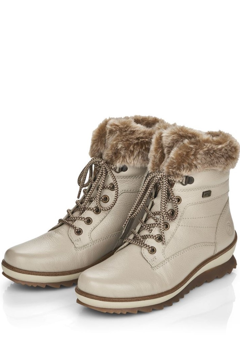 

Ботинки женские REMONTE R8477-60 бежевые 37 RU, Бежевый, R8477-60