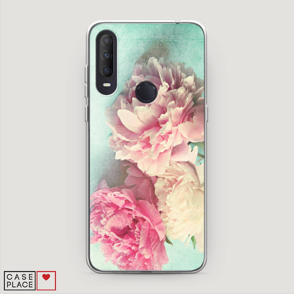 

Чехол Awog на Alcatel 1S (2020) / Алкатель 1S (2020) "Пионы new", 170850-8