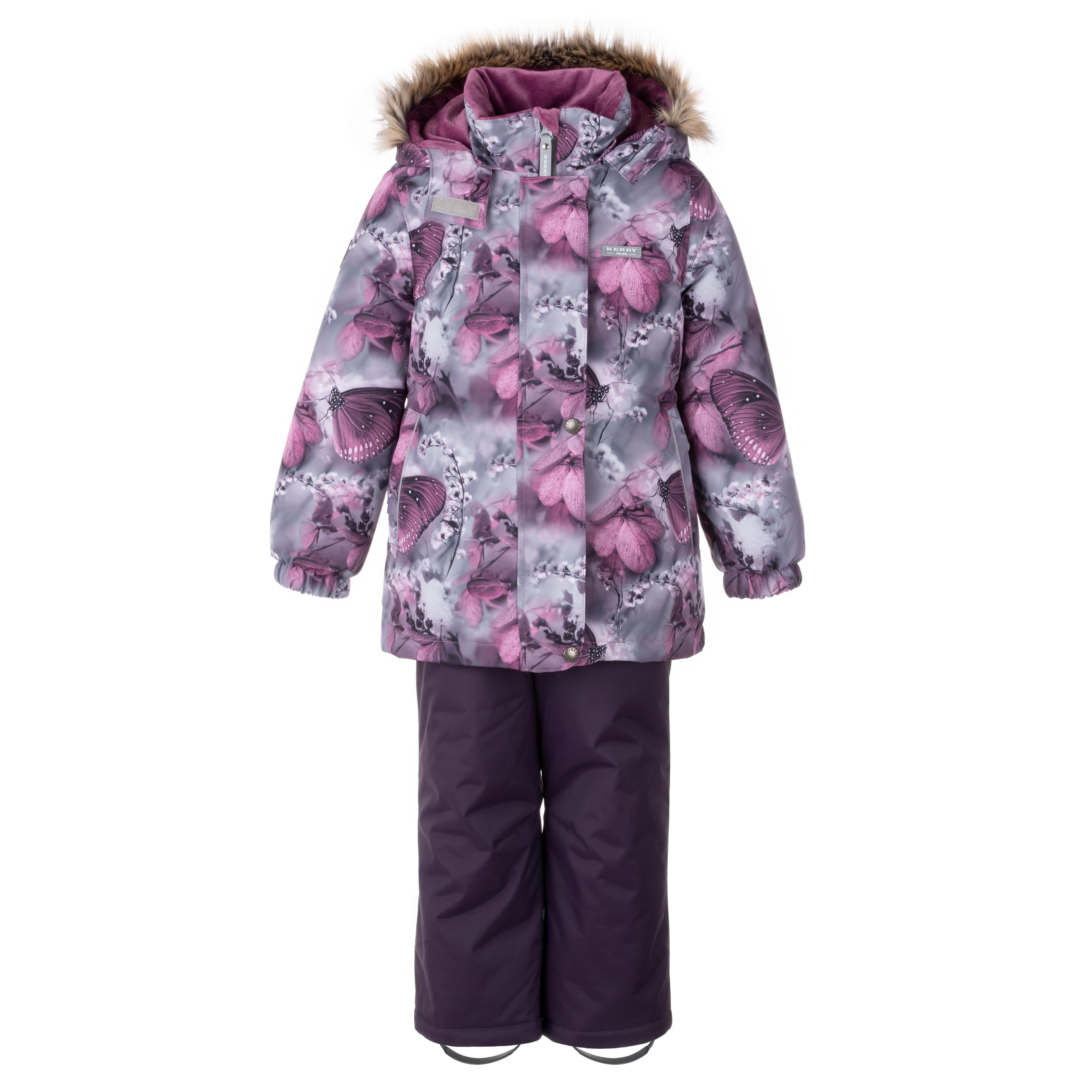 Комплект верхней одежды KERRY K23420 C, фиолетовый, 128
