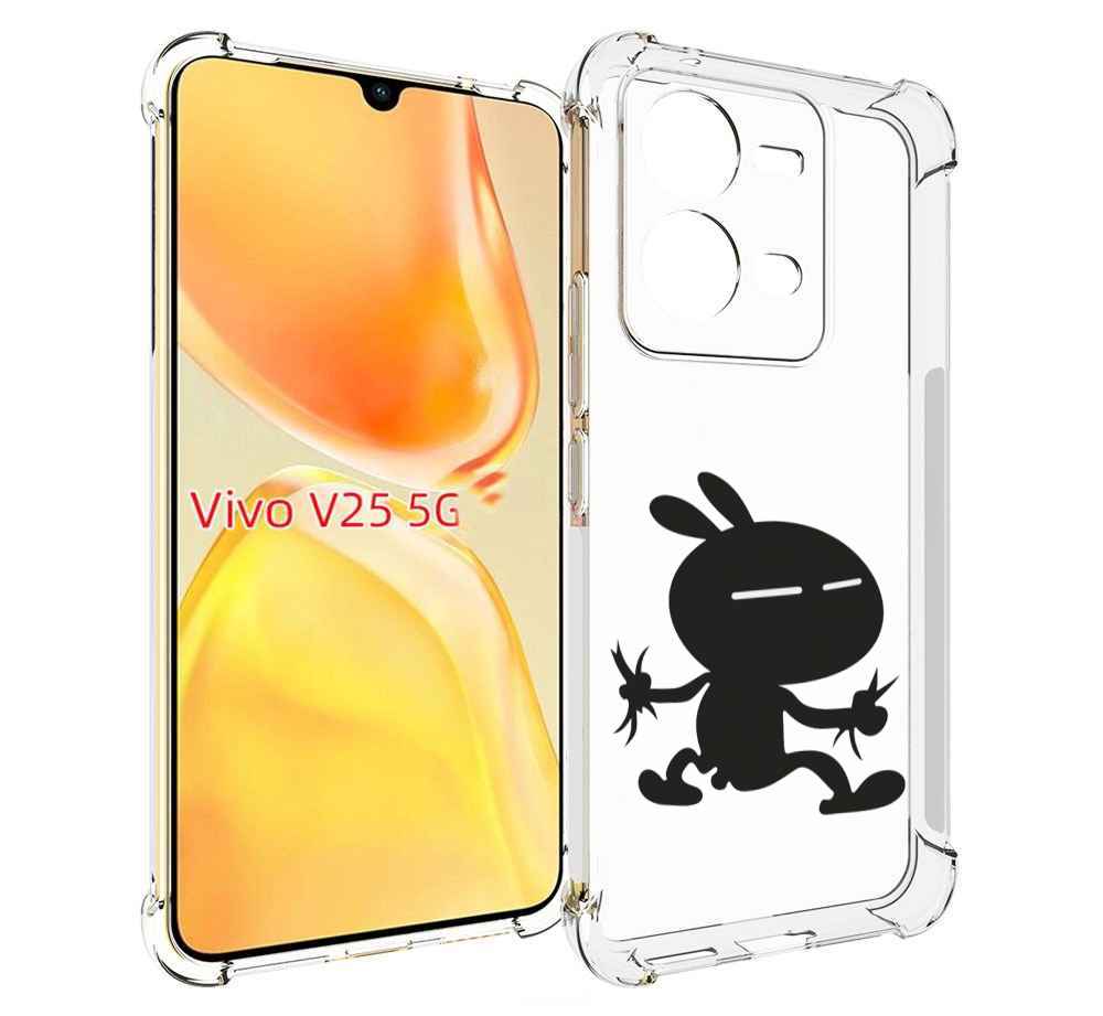 

Чехол MyPads Боец для Vivo V25 5G / V25e, Прозрачный, Tocco
